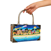 Beaded Miami Box Purse
