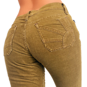 Juicy Couture Olive Green Corduroy Pants (XS/S)