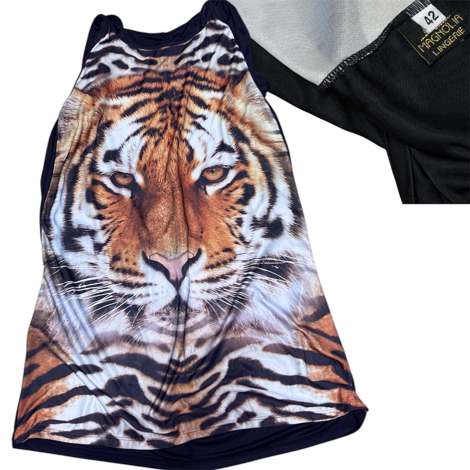 TIGER PRINT DRESS (L)