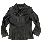 NY&CO Black Leather Jacket (L)