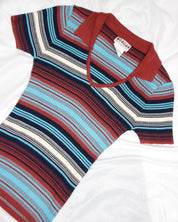 Y2K Morgan de Toi Ribbed Knit Top (S)
