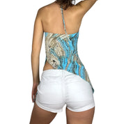 Abercrombie & Fitch White Mini Shorts (XS)