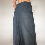 90s Denim Maxi Skirt (XS)