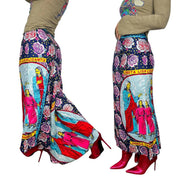 Vintage Religious Imagery Maxi Skirt (M)