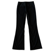 2000s Pinstripe Brocade Flares (XXS)