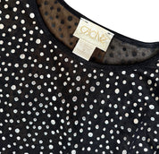 Caché Mesh Long Sleeve With Metallic Dots (M)