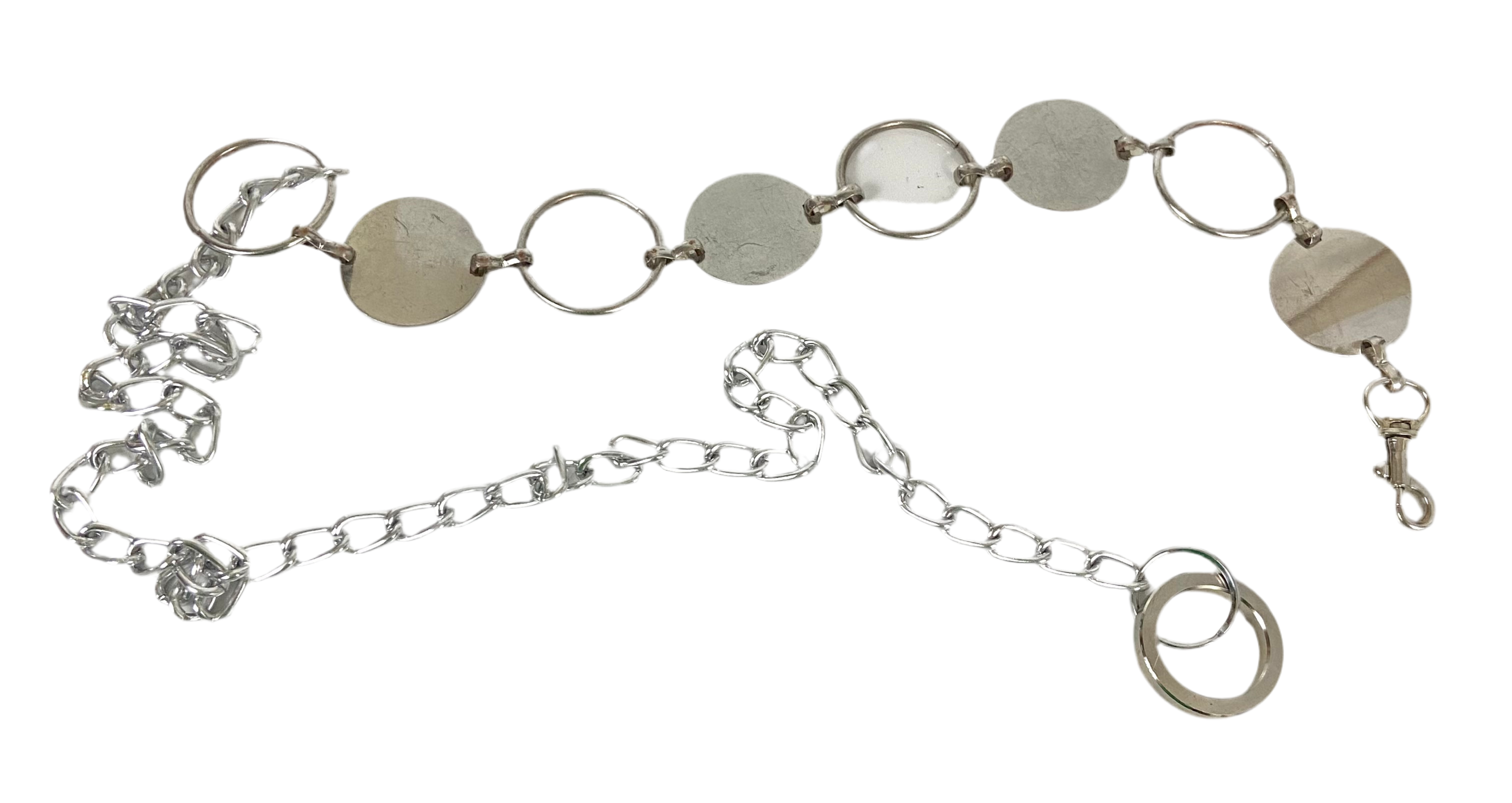 Metal circles belt