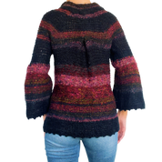 Vintage Chunky Knit Cardigan (S/M)