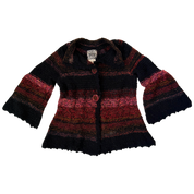 Vintage Chunky Knit Cardigan (S/M)