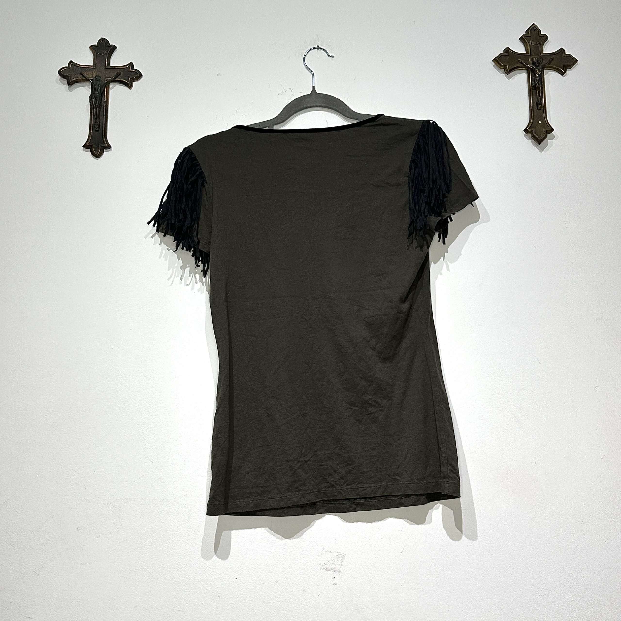2010s Miss Sixty Fringe Logo T-Shirt (S)