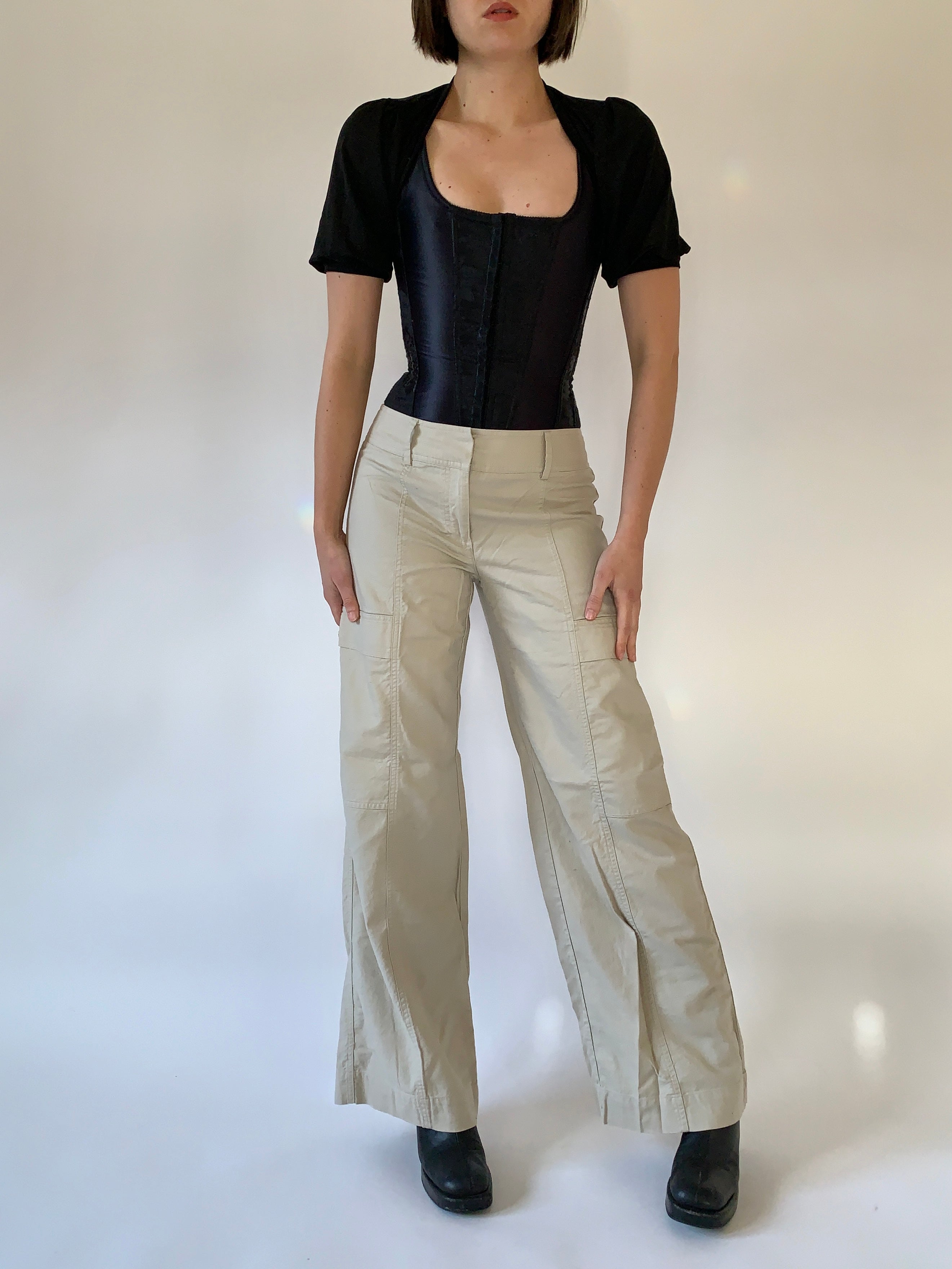 Y2K Cargo Trousers (S)