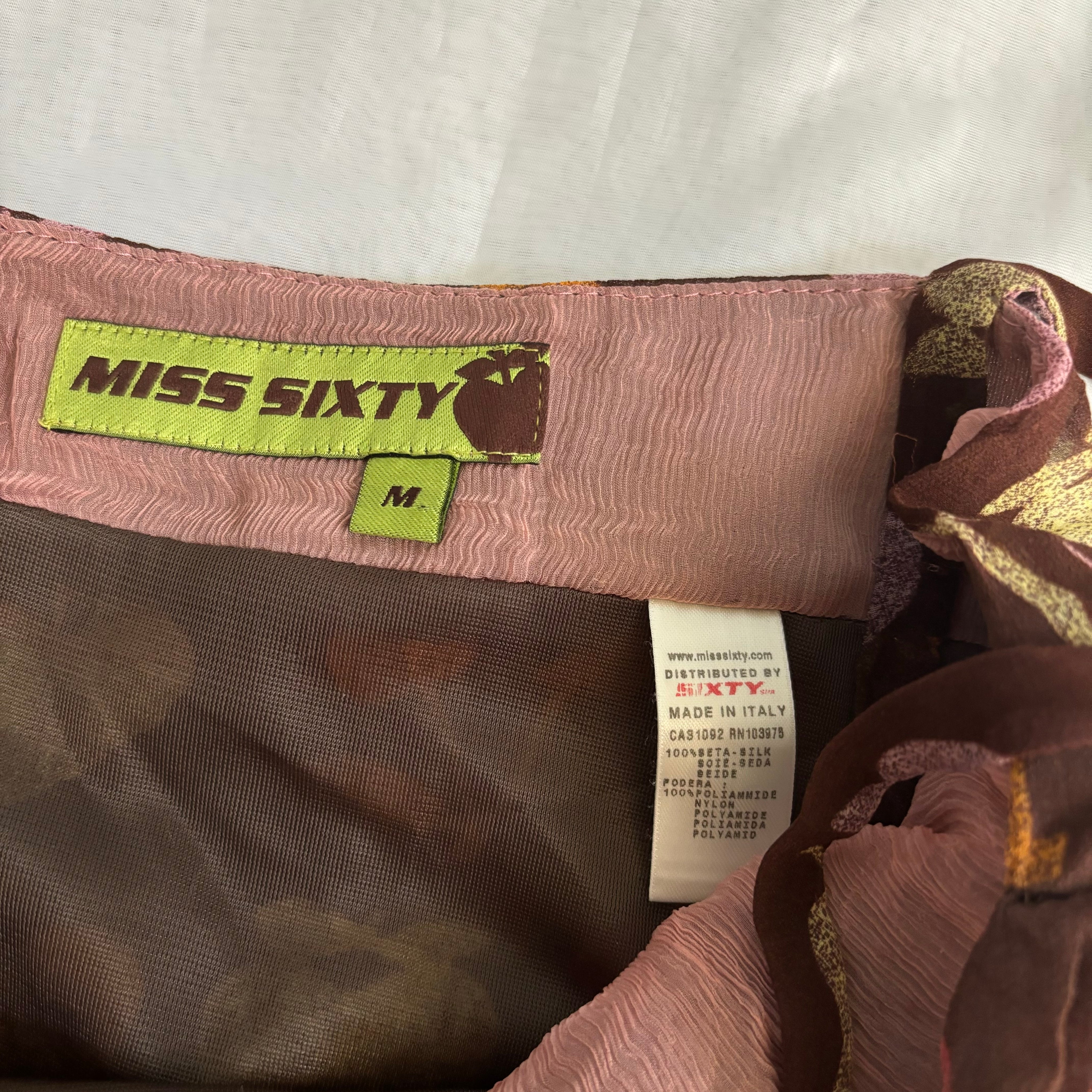 Miss Sixty Apple Silk Dress (XS/S)