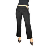 Sirena Pinstripe Lace Up Flares (S/M)