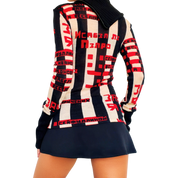 Isabel De Pedro Sheer Graphic Sweater Top (S)