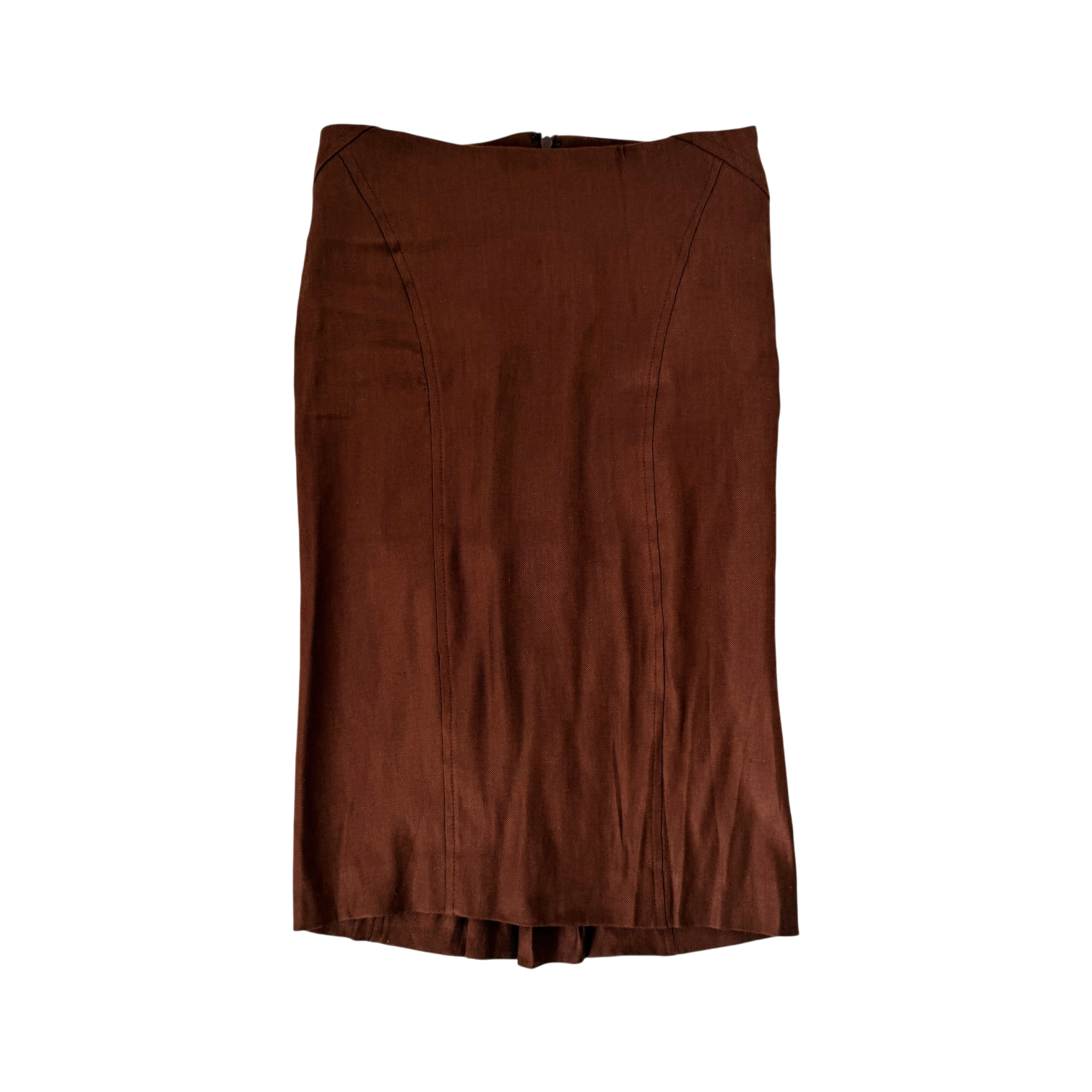 Bebe Brown Pencil Skirt (XXS/XS)