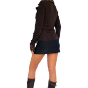Italian Leopard Print Cardigan (S)