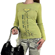 Cache Cache Giraffe Graphic Long Sleeve Baby Tee (XS)