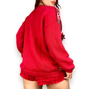 90s Chunky Christmas Cardigan (L/XL)