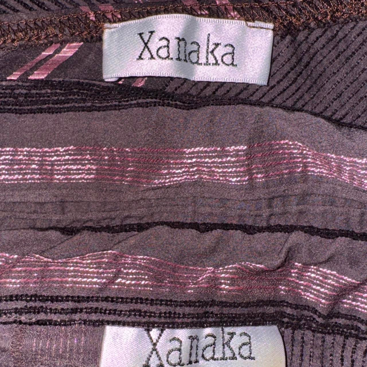 Y2K Pinstripe Maxi Skirt Set (L)