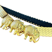 Vintage Gold Elephant Belt