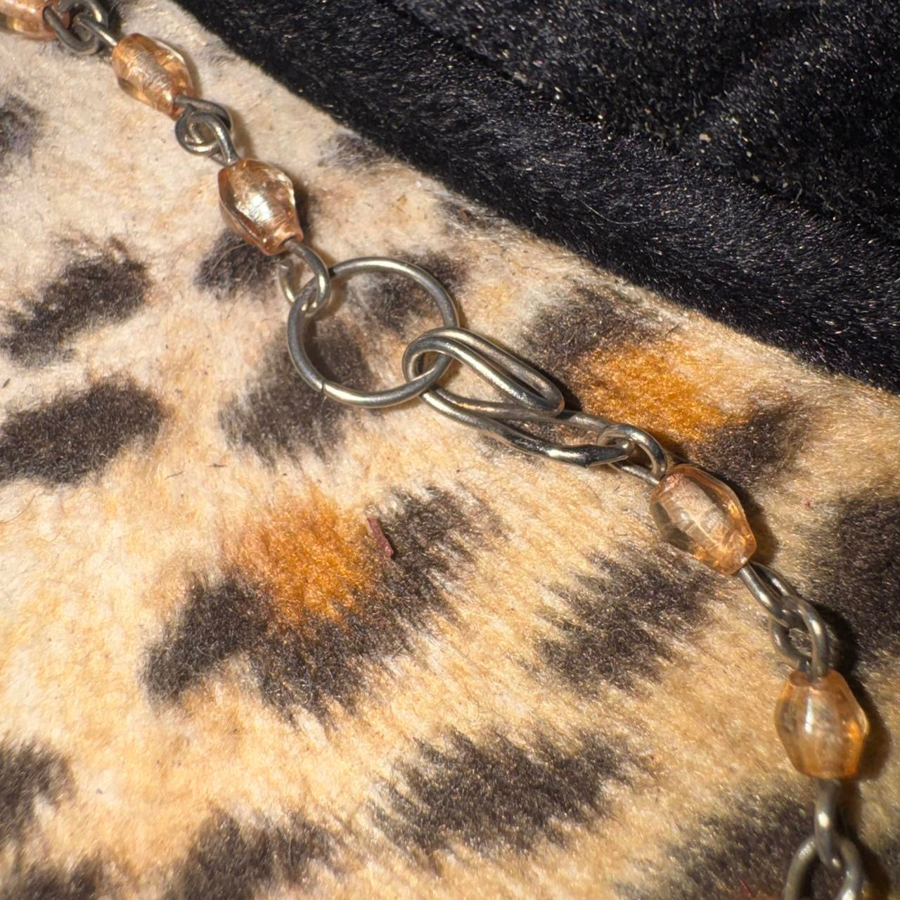 Vintage Sterling Silver Tiger’s Eye Necklace