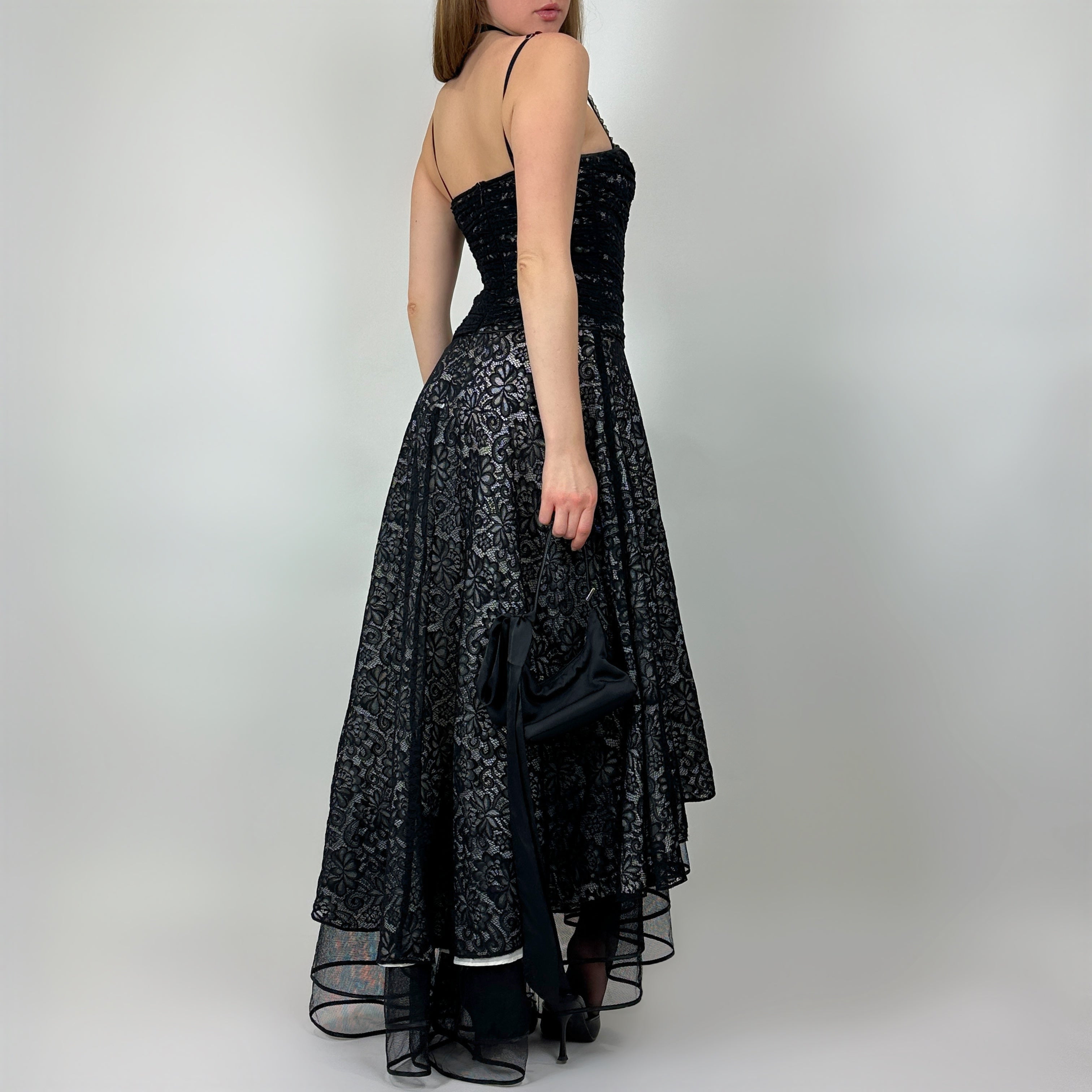 Vintage Lace Drop Waist Gown (S)