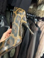 Vintage Dolce & Gabbana Leopard Print Stiletto Pumps (UK 5 EU 38 US 7)