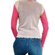 DKNY Graphic Mesh Top (XS)
