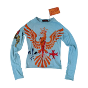 Graphic Knit Phoenix Top (XS)