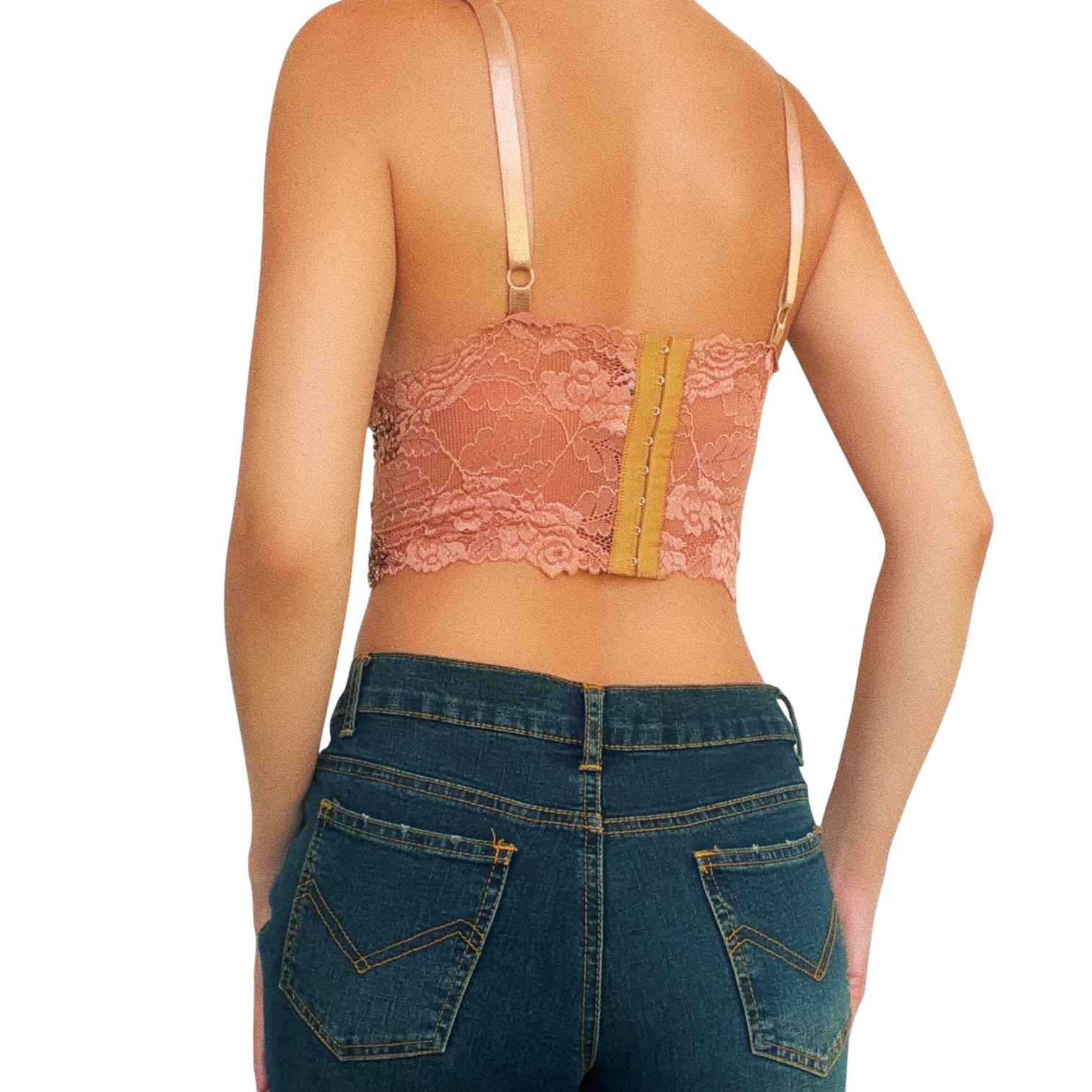 Marciano Lacy Beaded Bralette Top (XS)