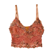 Marciano Lacy Beaded Bralette Top (XS)