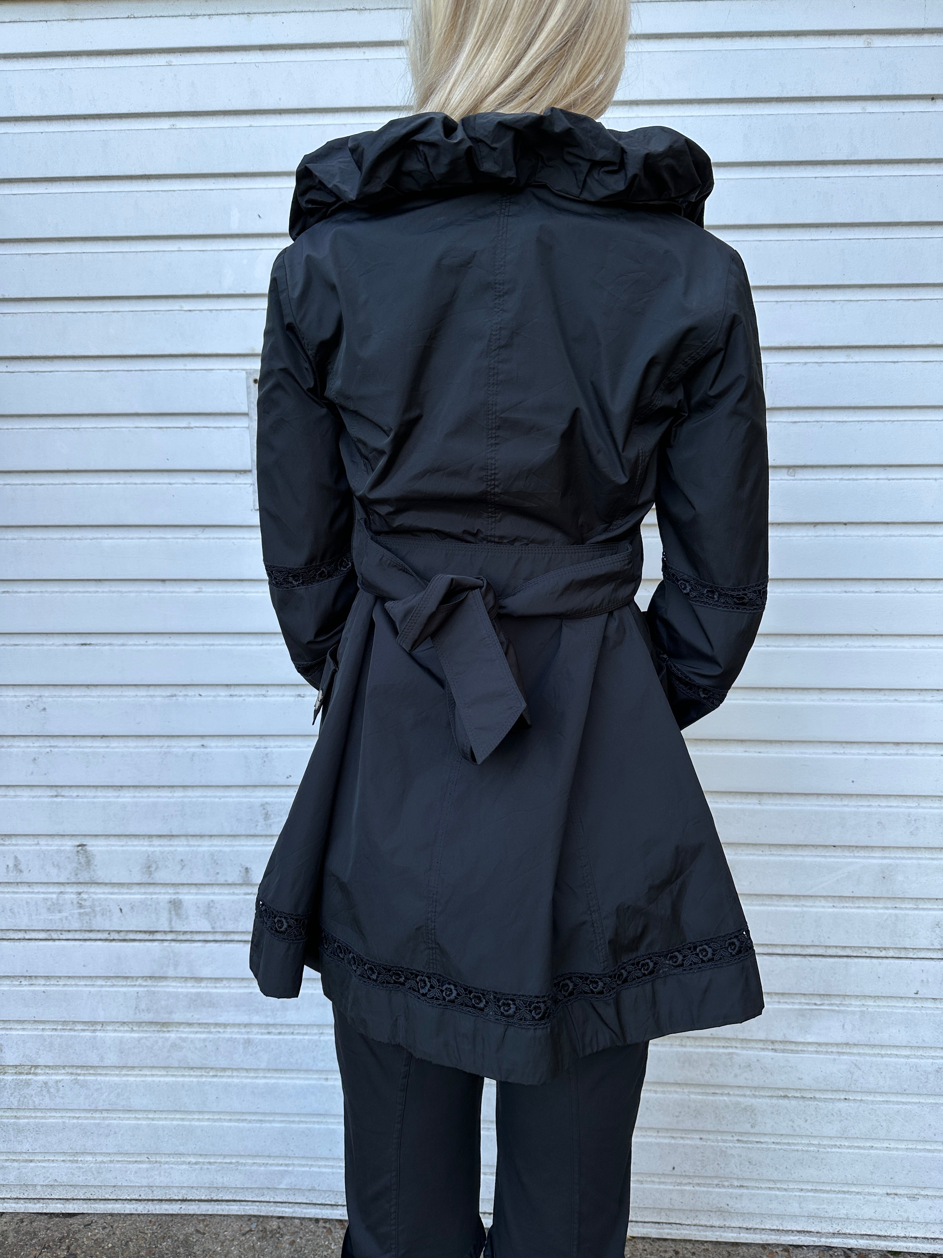 Vintage Black Italian Romantic Gothic Jacket (XS/S)
