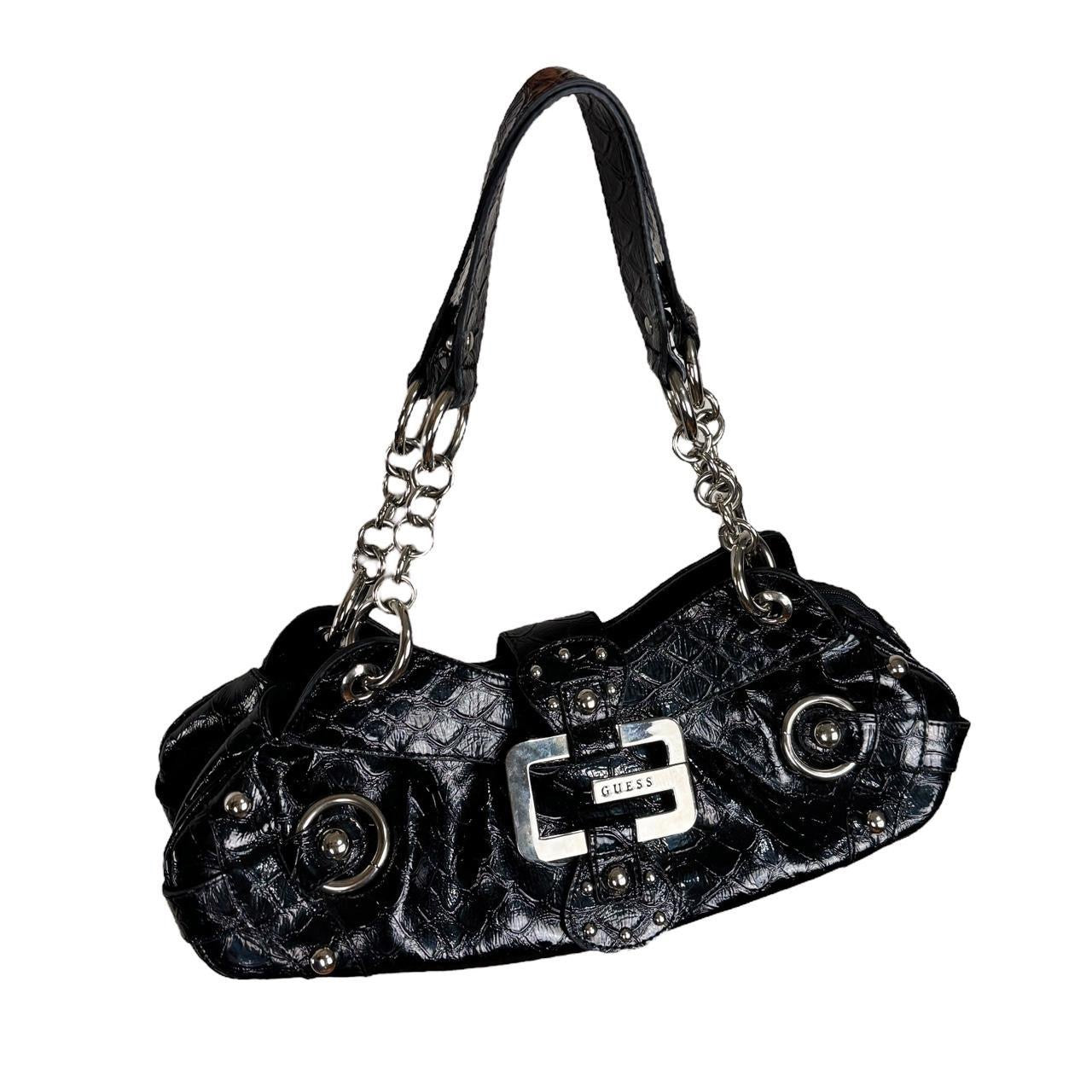 Guess Y2K Statement Buckle Shoulder Bag – Holy Thrift