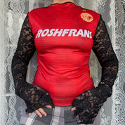 Toluca Jersey Lace Elongated Sleeve Top (S-2XL)