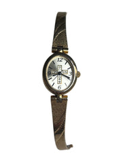 Y2K gold cross watch