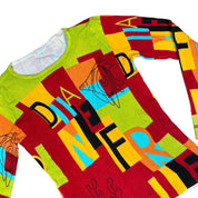 Vintage Funky Abstract Sweater (L/XL)