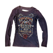 Affliction Thrashed Micro Mini Dress (S)