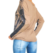 Slouchy Lightweight Knit Tiger Sweater (M/L)