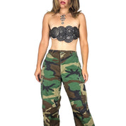 90s Camo Military Cargos (M)