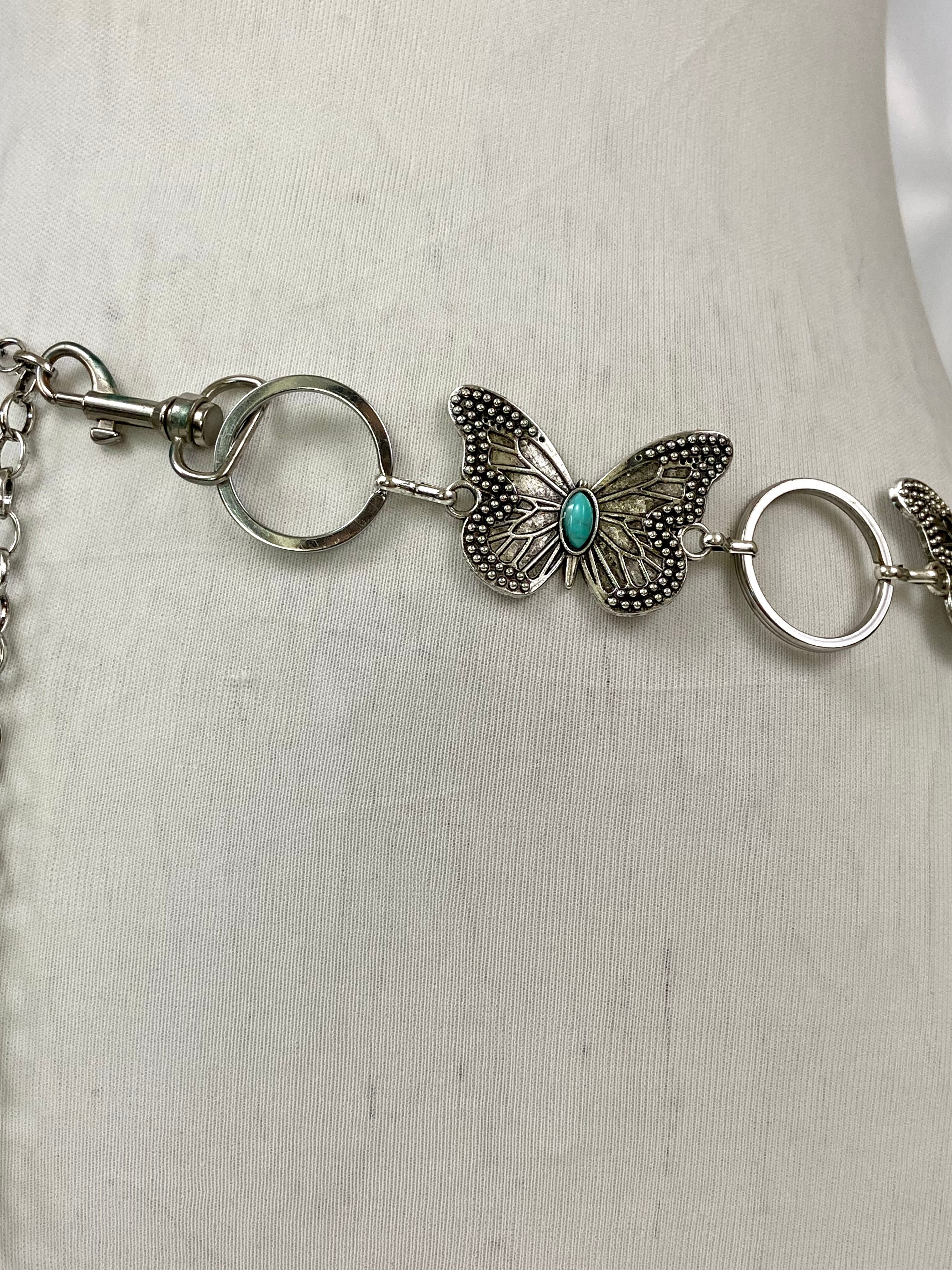 Turquoise butterfly 🦋 belt
