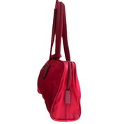 Vintage Prada Tessuto Shoulder Scarlet Red Bag