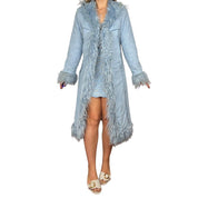 1970s Italian Vintage Powder Blue Penny Lane (M)