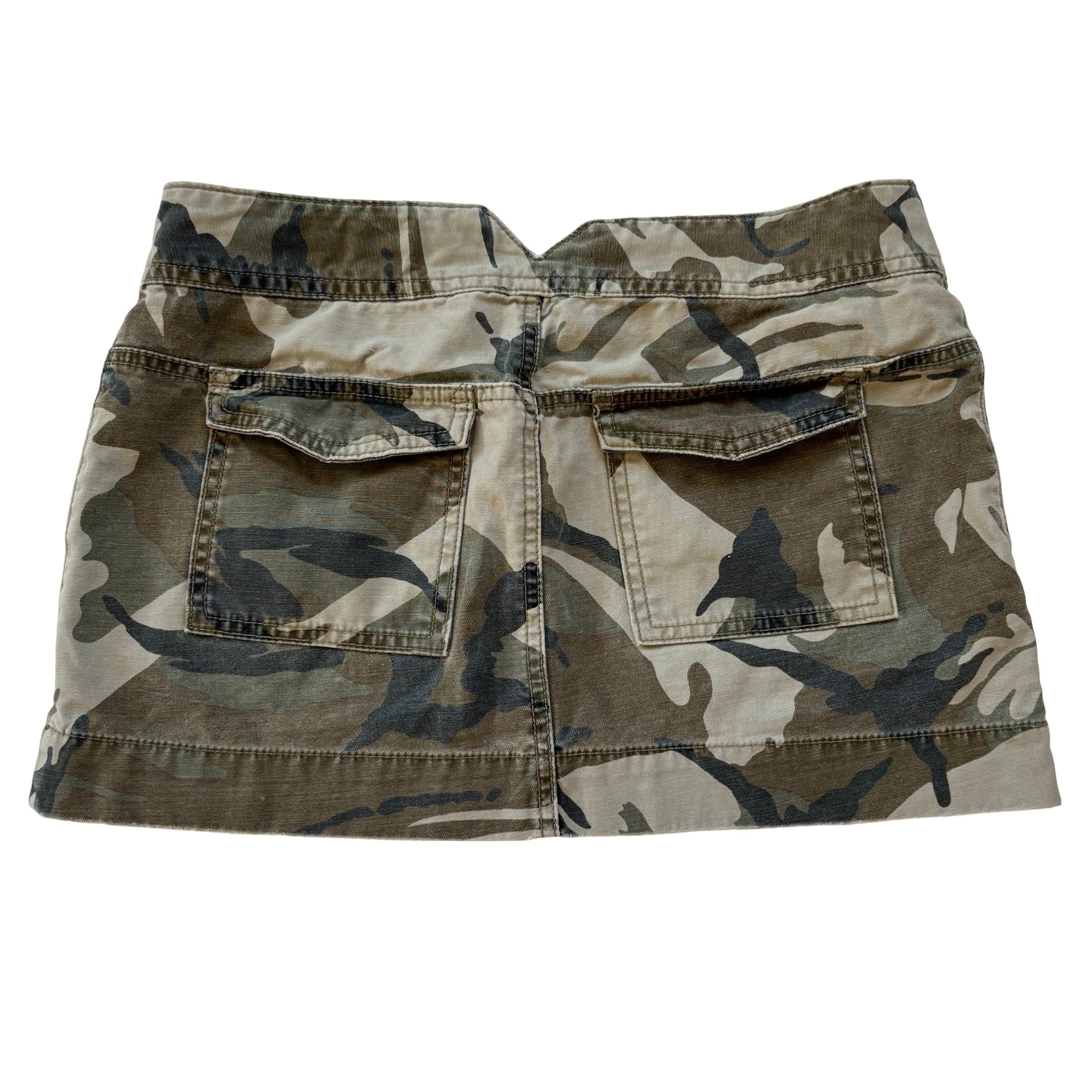 2000s Camo Mini Skirt (XS)