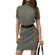 90s Grey Sweater Dress (M/L)