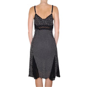 90s Italian Polka Dot Midi Dress (L)