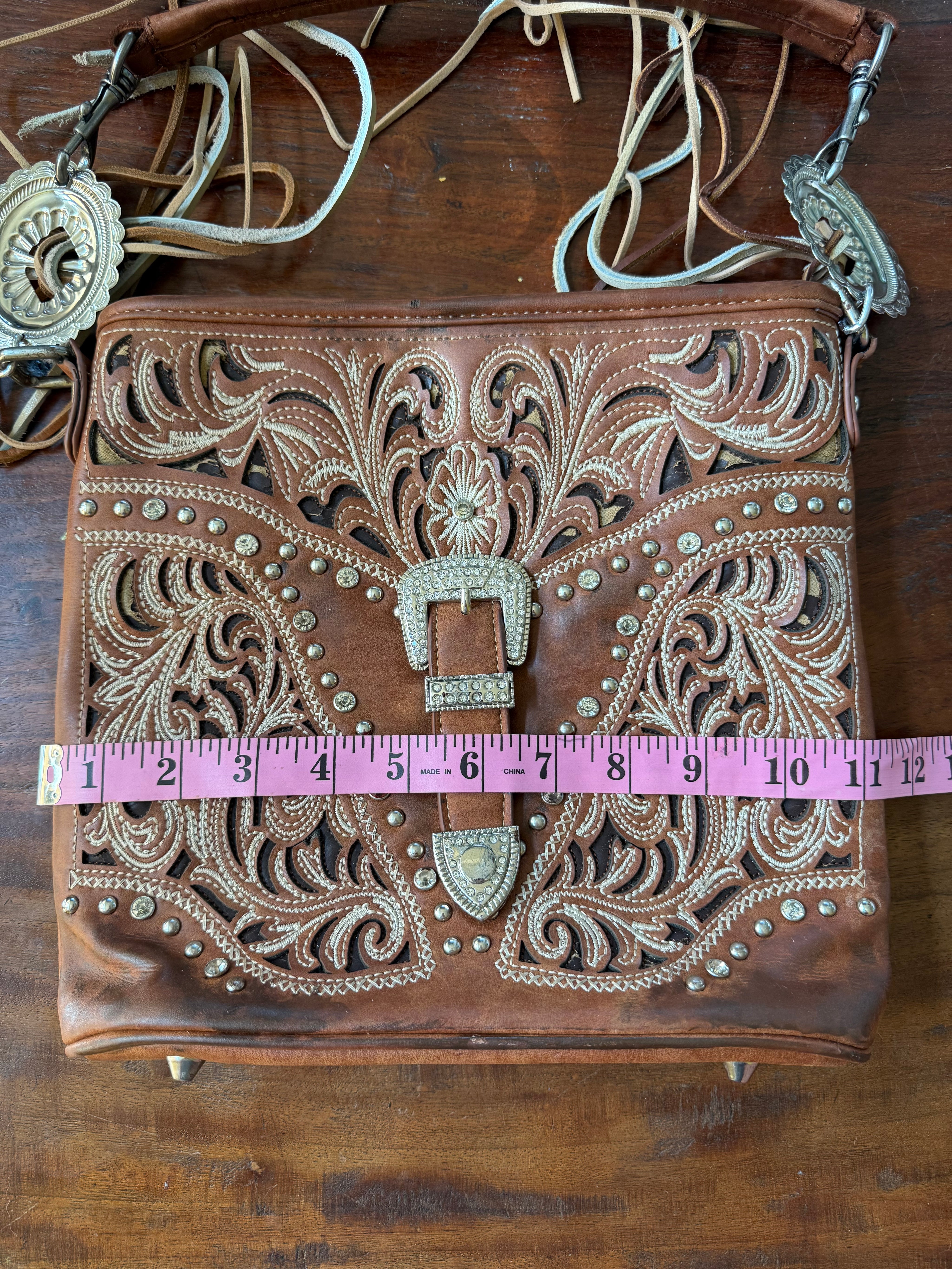 Reworked American bling purse