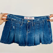 Micro Mini Denim Skirt (XS)