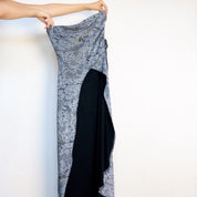 90s Sparkly High-Low Maxi Top - Large