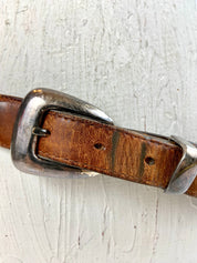 Sentry vintage leather belt