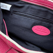 Hot Pink Genuine Leather Bag